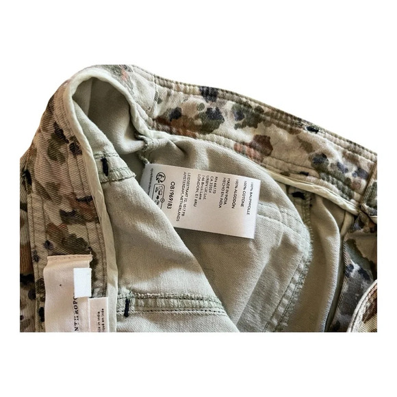 NWT Anthropologie Womens 2 Camden Utility Barrel Pants, 5 Pocket, Camo Pattern - Picture 3 of 9